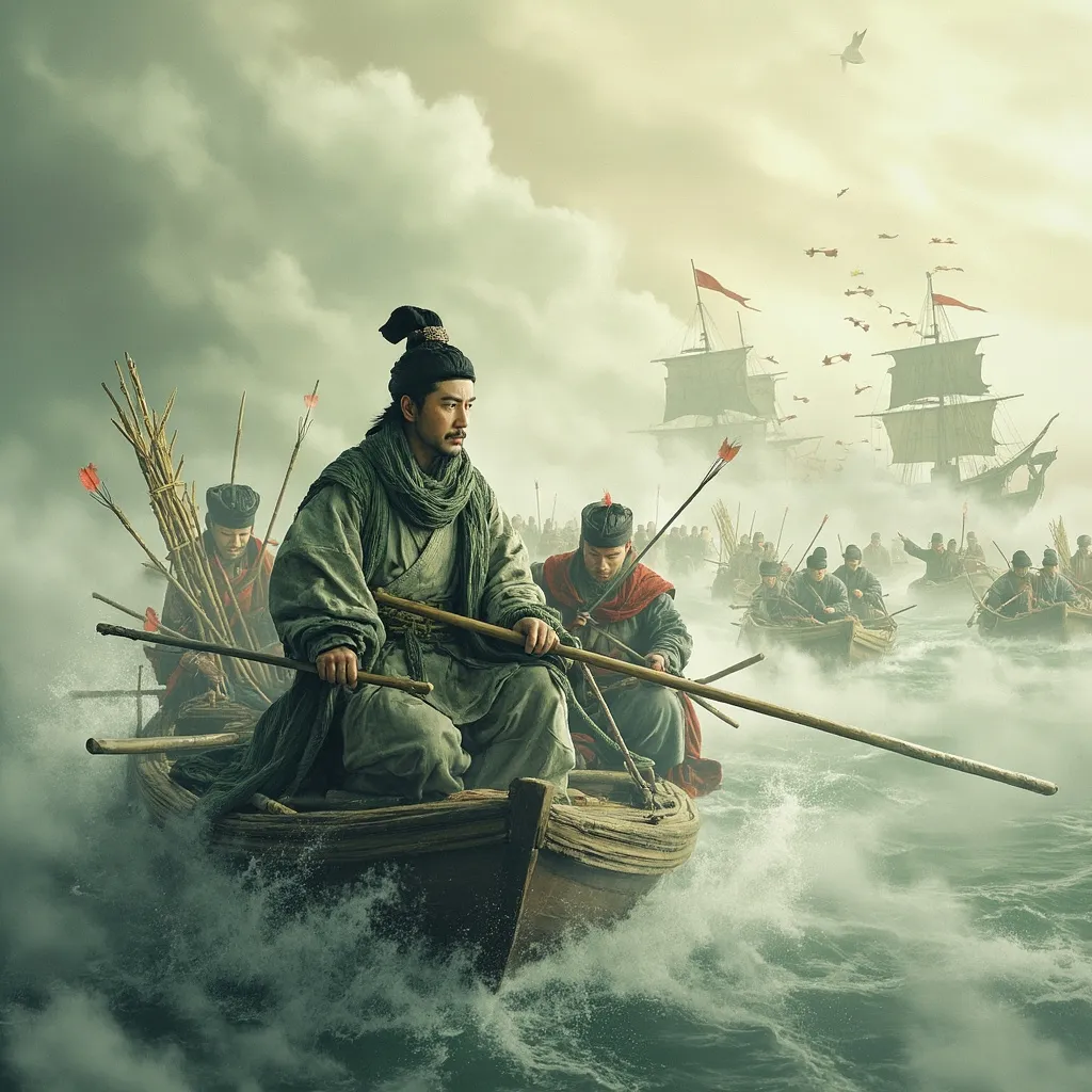 Borrowing Arrows with Straw Boats: Zhuge Liang's Cleverest Battle Trick