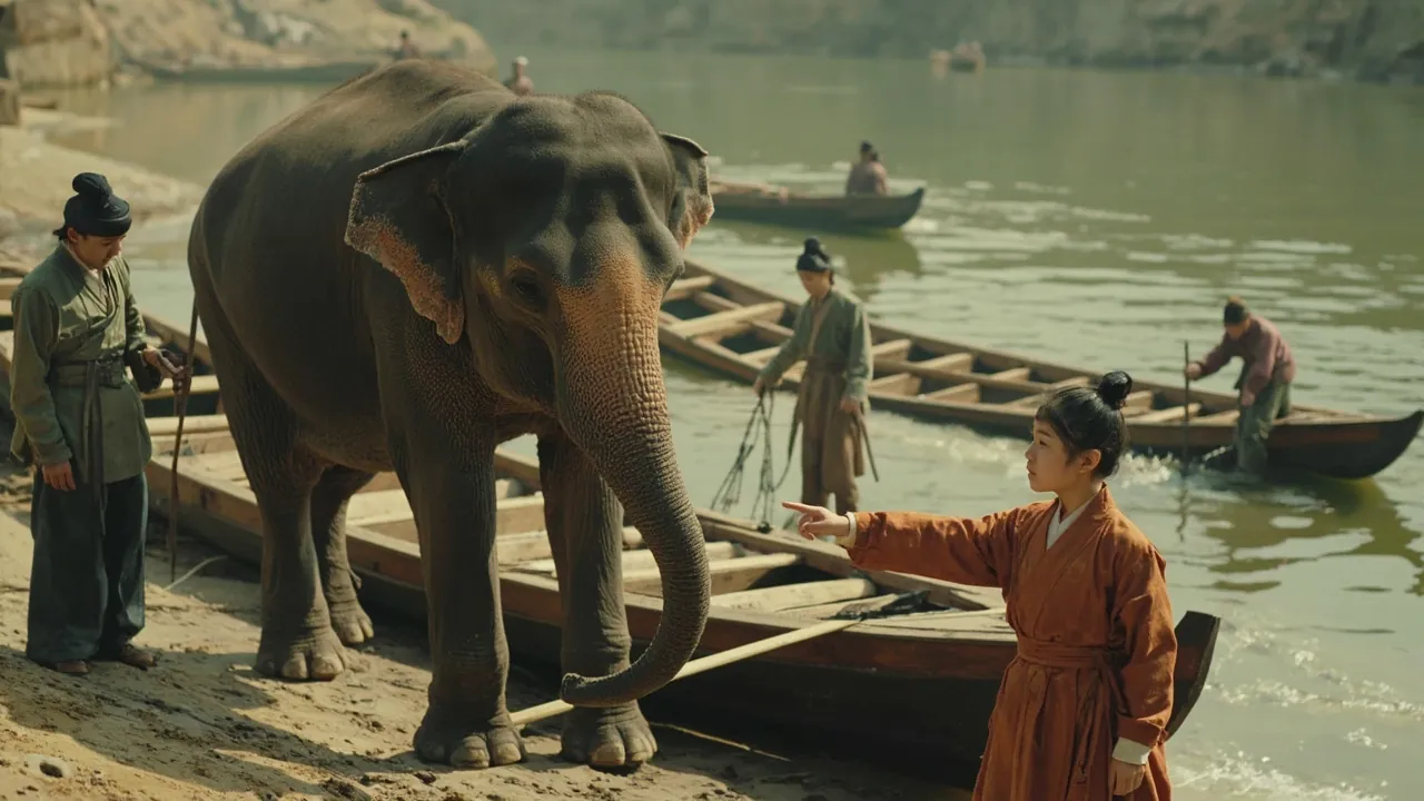 Cao Chong Weighs the Elephant: The Seven-Year-Old Who Solved an Impossible Problem