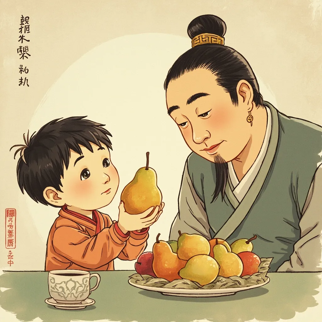 Kong Rong Giving Up the Pear: Ancient Wisdom on Humility and Respect