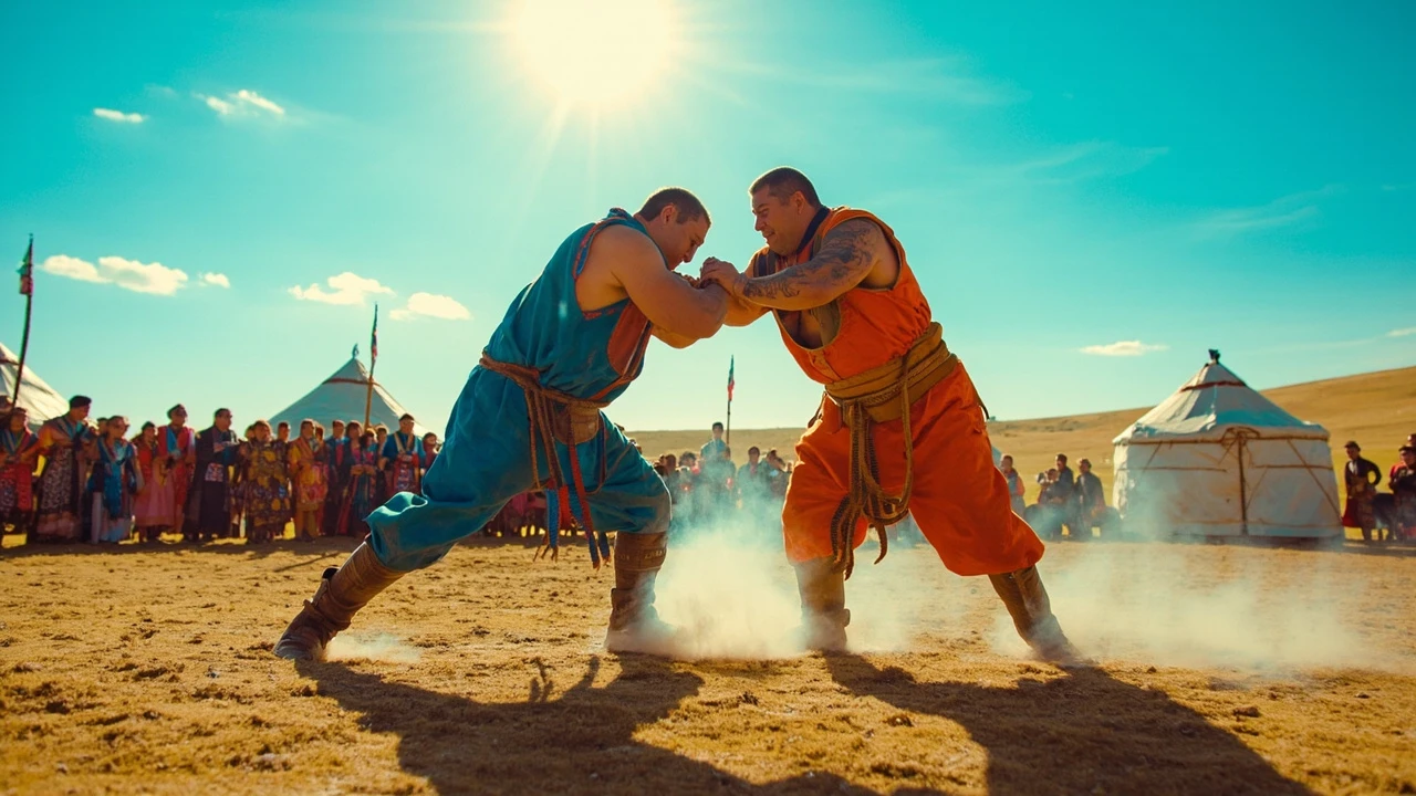 Naadam: The Mongolian Festival of Wrestling, Horses, and Archery