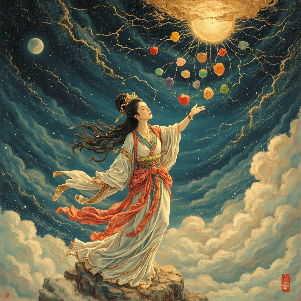 Nuwa Mending the Heavens — When the Sky Broke and One Goddess Fixed It