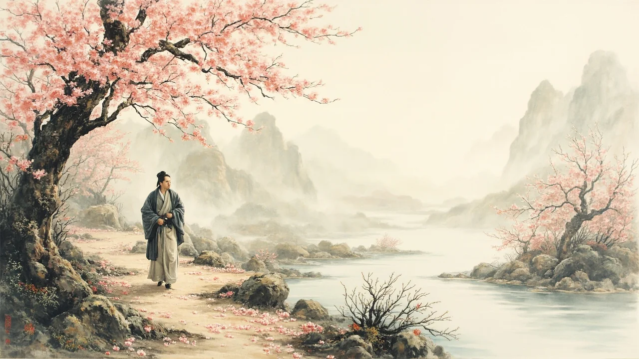 Tao Yuanming and the Peach Blossom Spring